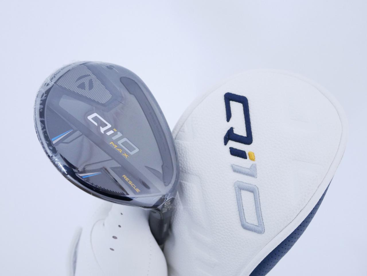 Lady club : All : **ของใหม่ ยังไม่แกะพลาสติก** ไม้กระเทย Taylormade Qi10 MAX Rescue (ออกปี 2024) Loft 27 ก้าน Mitsubishi ELDIO TM40 Flex A (Lady)