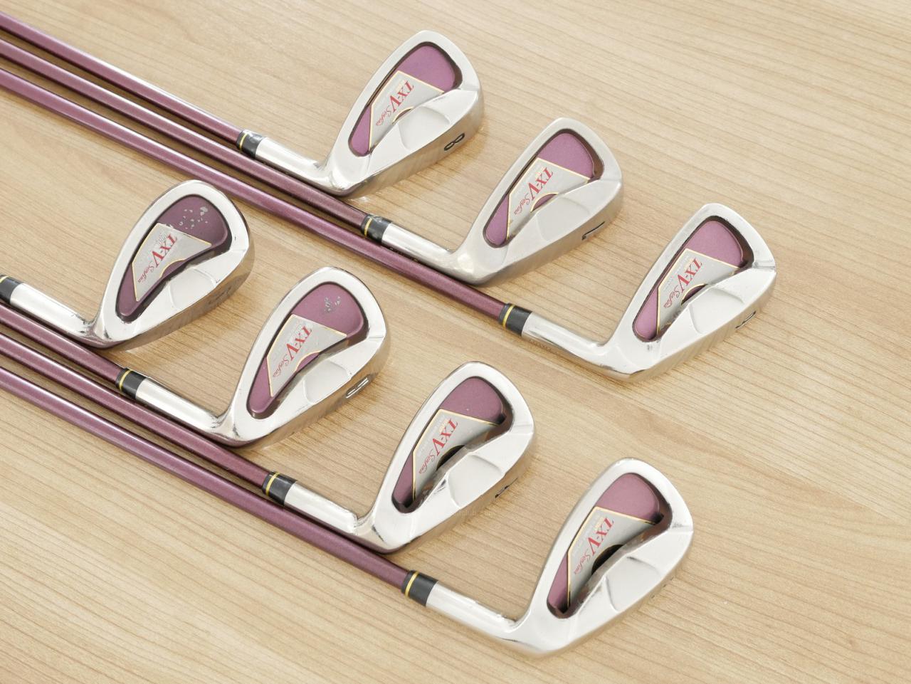 Lady club : All : ชุดเหล็ก S-Yard TX-V (Forged) มีเหล็ก 6-Pw,Aw,Sw (7 ชิ้น) ก้านกราไฟต์ Flex L