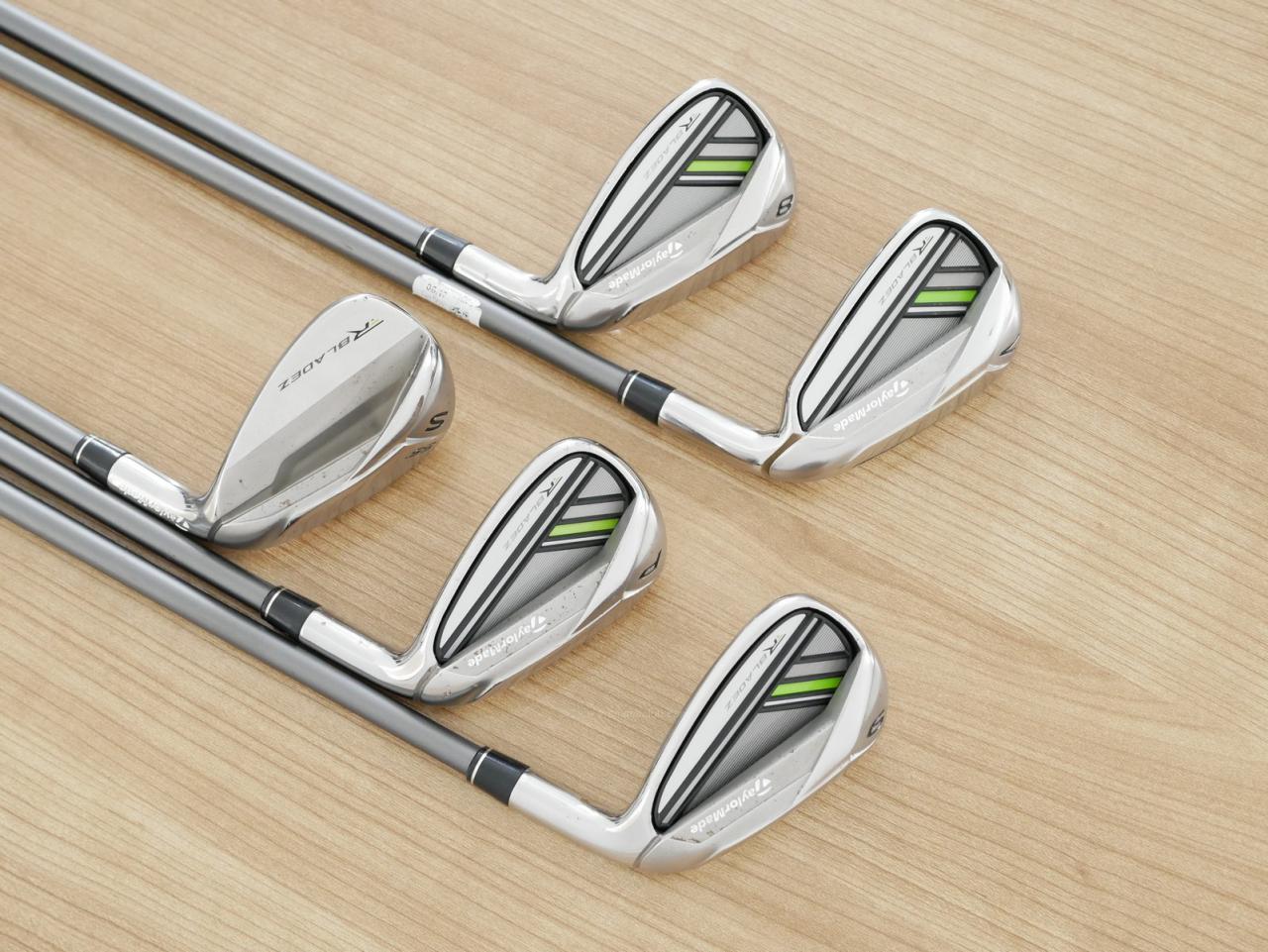 Iron set : Taylormade : ชุดเหล็ก Taylormade RocketBladez มีเหล็ก 7-Pw,Sw (5 ชิ้น) ก้านกราไฟต์ Flex R