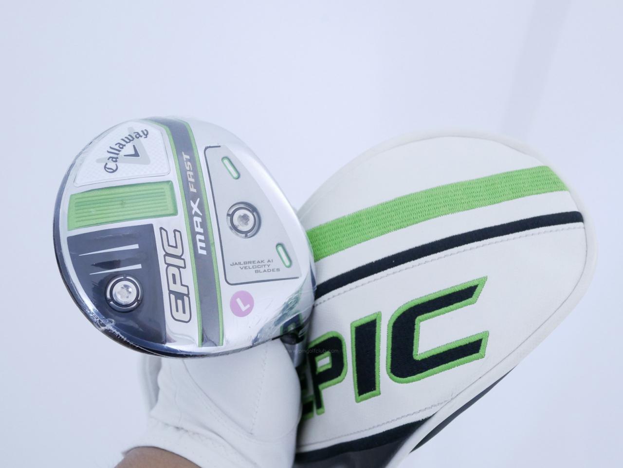 Lady club : All : **ของใหม่ ยังไม่แกะพลาสติก** หัวไม้ 5 Callaway EPIC MAX FAST (รุ่นปี 2021) Loft 18 ก้าน Mitsubishi ELDIO 40 Flex L