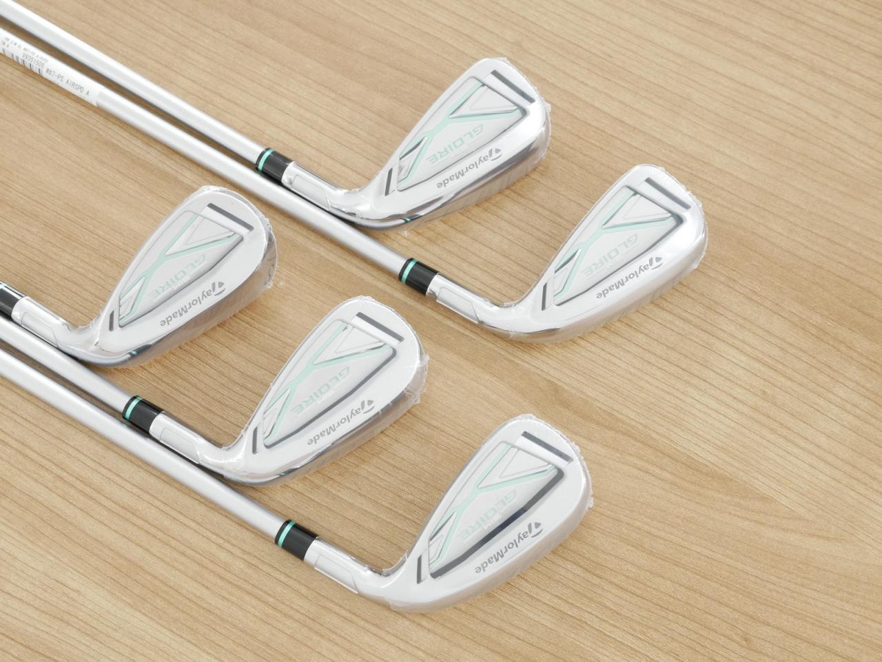 Lady club : All : **ของใหม่ ยังไม่แกะพลาสติก** ชุดเหล็ก Taylormade SIM GLOIRE (รุ่นปี 2021 รุ่นท๊อปสุด Japan Spec) มีเหล็ก 7-Pw,Sw (5 ชิ้น) ก้าน Fujikura Air Speeder Flex A (Lady)