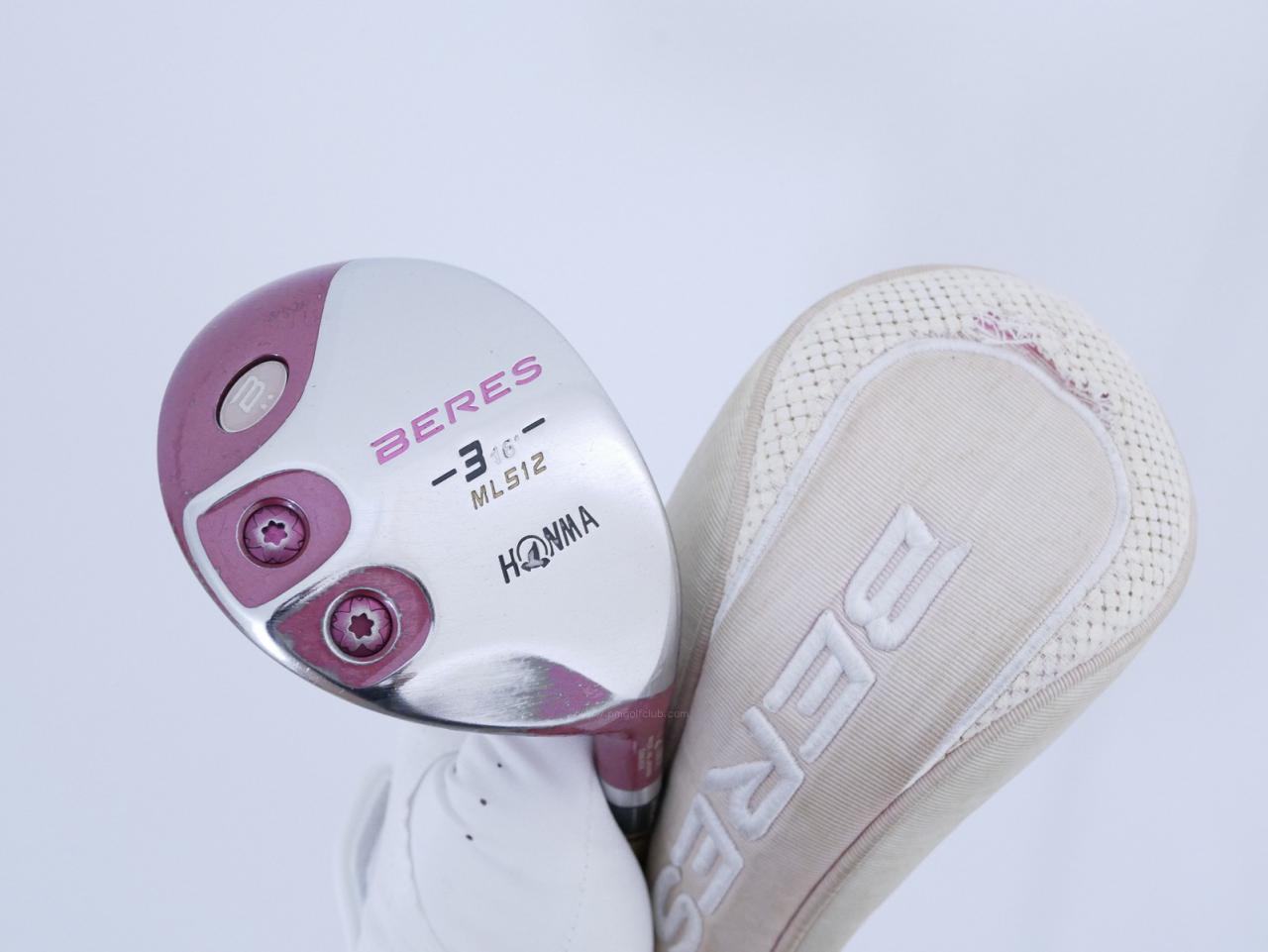 Lady club : All : หัวไม้ 3 Honma Beres ML512 Loft 16 ก้าน ARMRQ UD40 Flex L (2 ดาว)