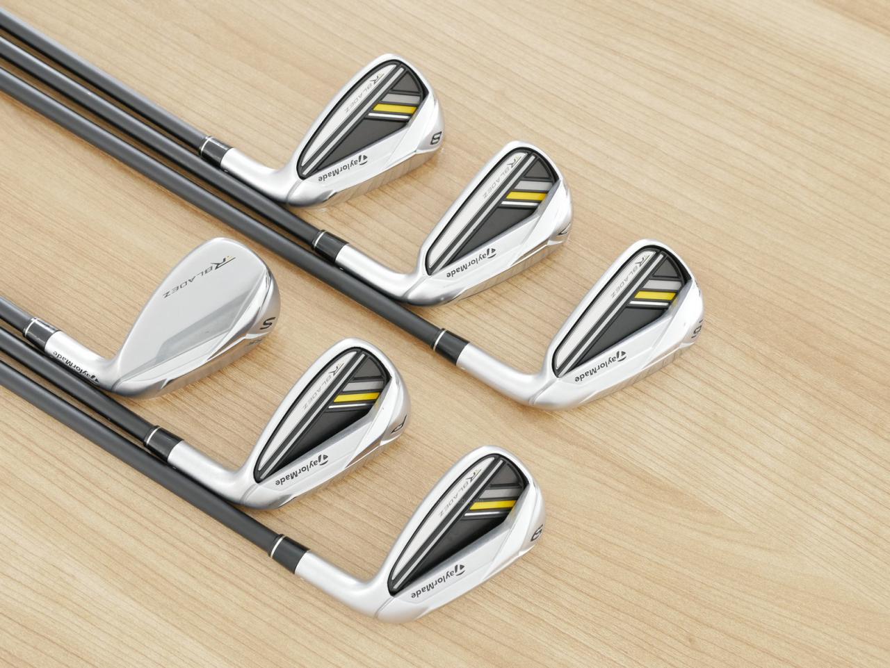 Lady club : All : ชุดเหล็ก Taylormade RocketBladez มีเหล็ก 6-Pw,Sw (6 ชิ้น) ก้านกราไฟต์ Flex L