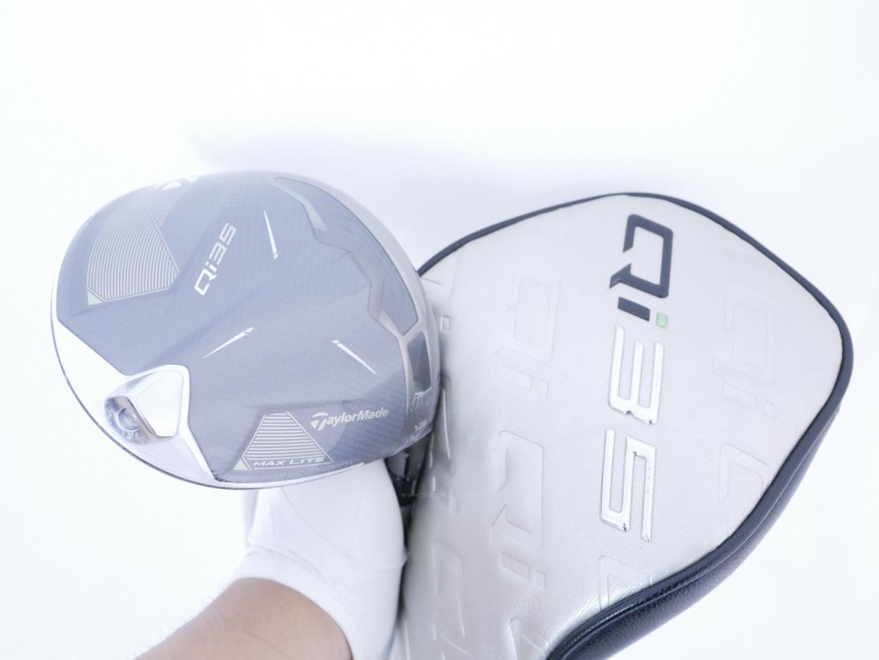 Lady club : All : **ของใหม่ ยังไม่แกะพลาสติก** ไดรเวอร์ Taylormade Qi35 MAX Lite (ออกปี 2025) Loft 12 ก้าน Mitsubishi ELDIO TM40 Flex L