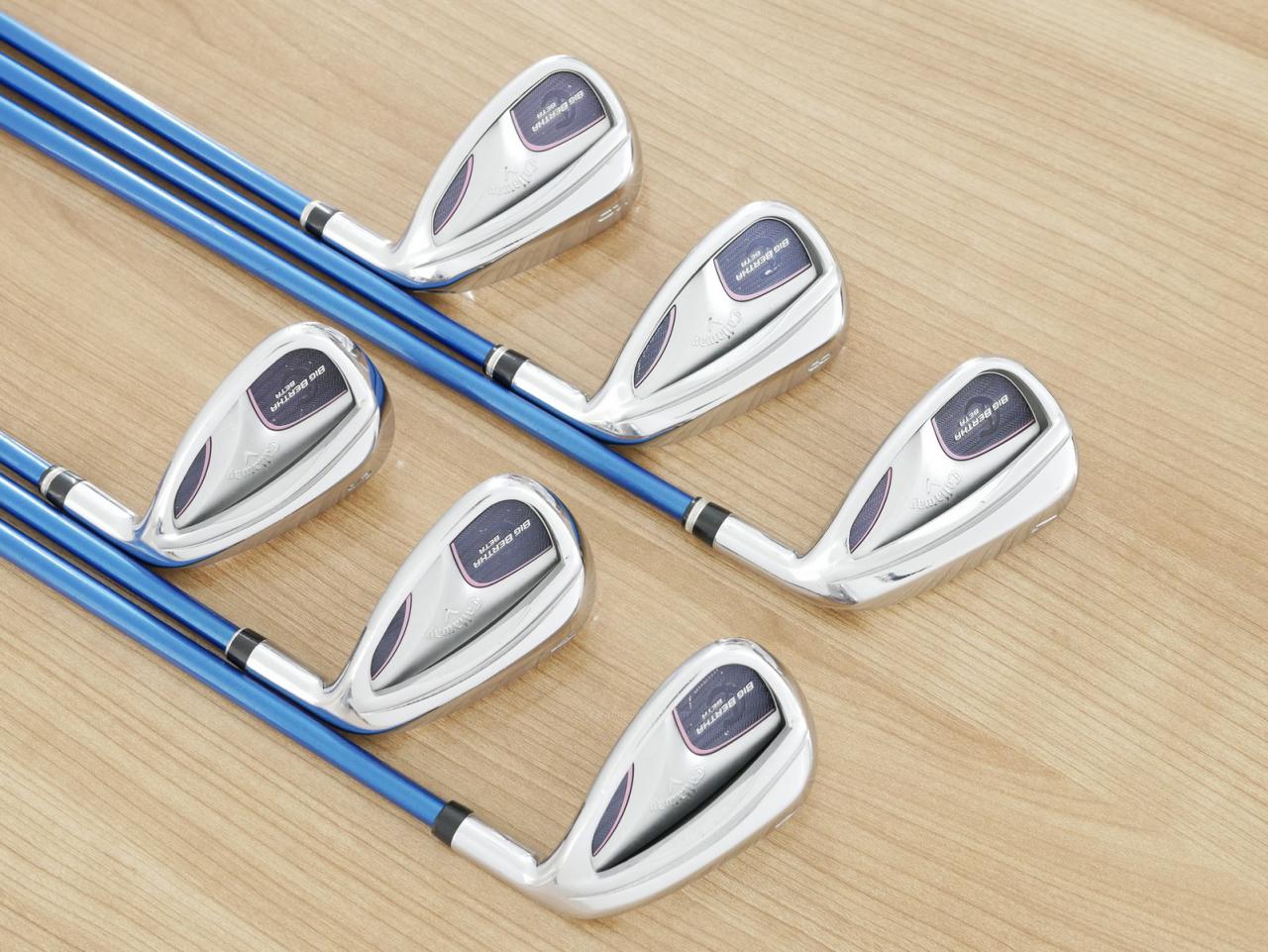 Lady club : All : ชุดเหล็ก Callaway Big Bertha Beta (ใบใหญ่ ตีง่าย ไกล) มีเหล็ก 7-Pw,Aw,Sw (6 ชิ้น) ก้านกราไฟต์ Flex L