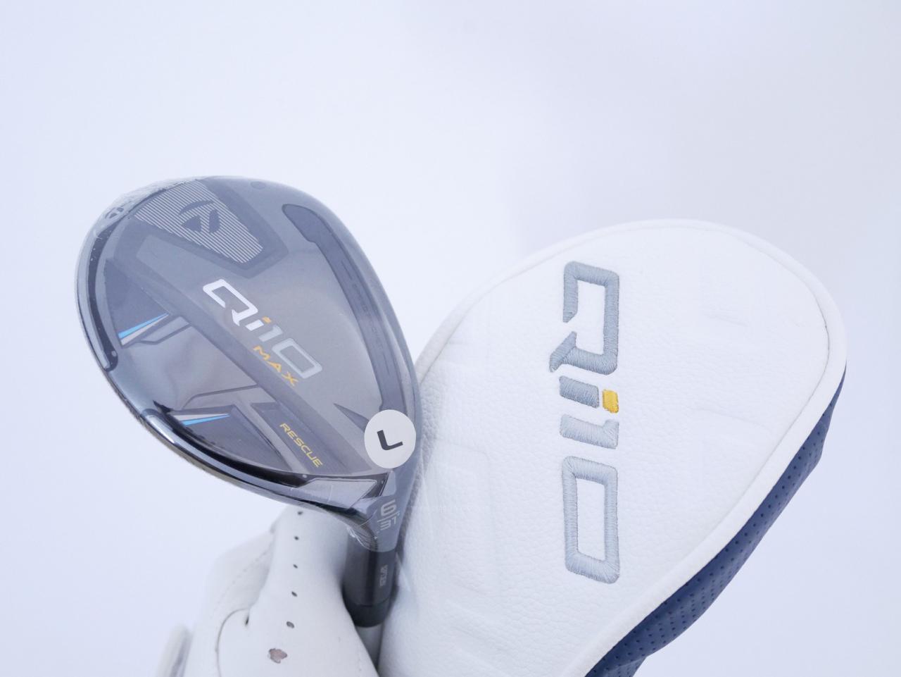 Lady club : All : **ของใหม่ ยังไม่แกะพลาสติก** ไม้กระเทย Taylormade Qi10 MAX Rescue (ออกปี 2024) Loft 31 ก้าน Mitsubishi ELDIO TM40 Flex L
