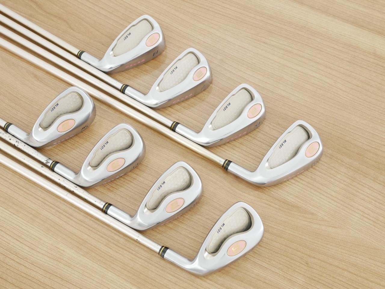 Lady club : All : ชุดเหล็ก Honma Beres ML501 (ตีง่าย เบา ไกล) มีเหล็ก 5-11,Sw (8 ชิ้น) ก้าน ARMRQ B40 FLex L (2 ดาว)