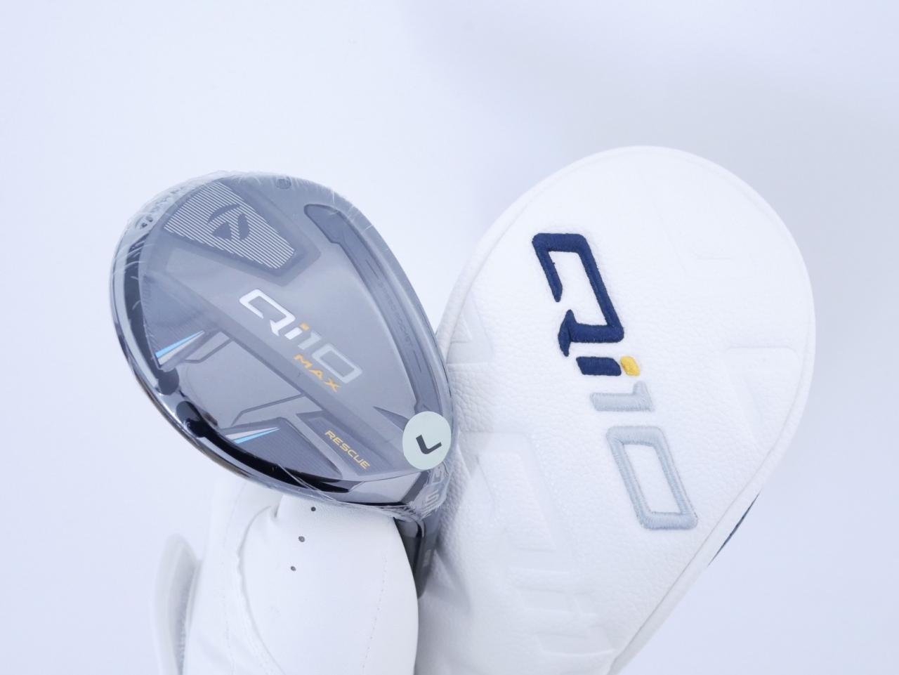 Lady club : All : **ของใหม่ ยังไม่แกะพลาสติก** ไม้กระเทย Taylormade Qi10 MAX Rescue (ออกปี 2024) Loft 27 ก้าน Mitsubishi ELDIO TM40 Flex L