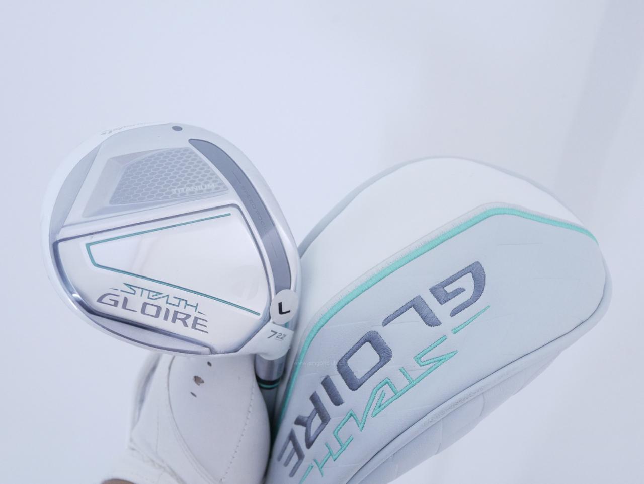 Lady club : All : **ของใหม่ ยังไม่แกะพลาสติก** หัวไม้ 7 Taylormade Stealth GLOIRE Titanium (ออกปี 2022 รุ่นท๊อปสุด Japan Spec) Loft 22 ก้าน Fujikura Speeder NX Flex L
