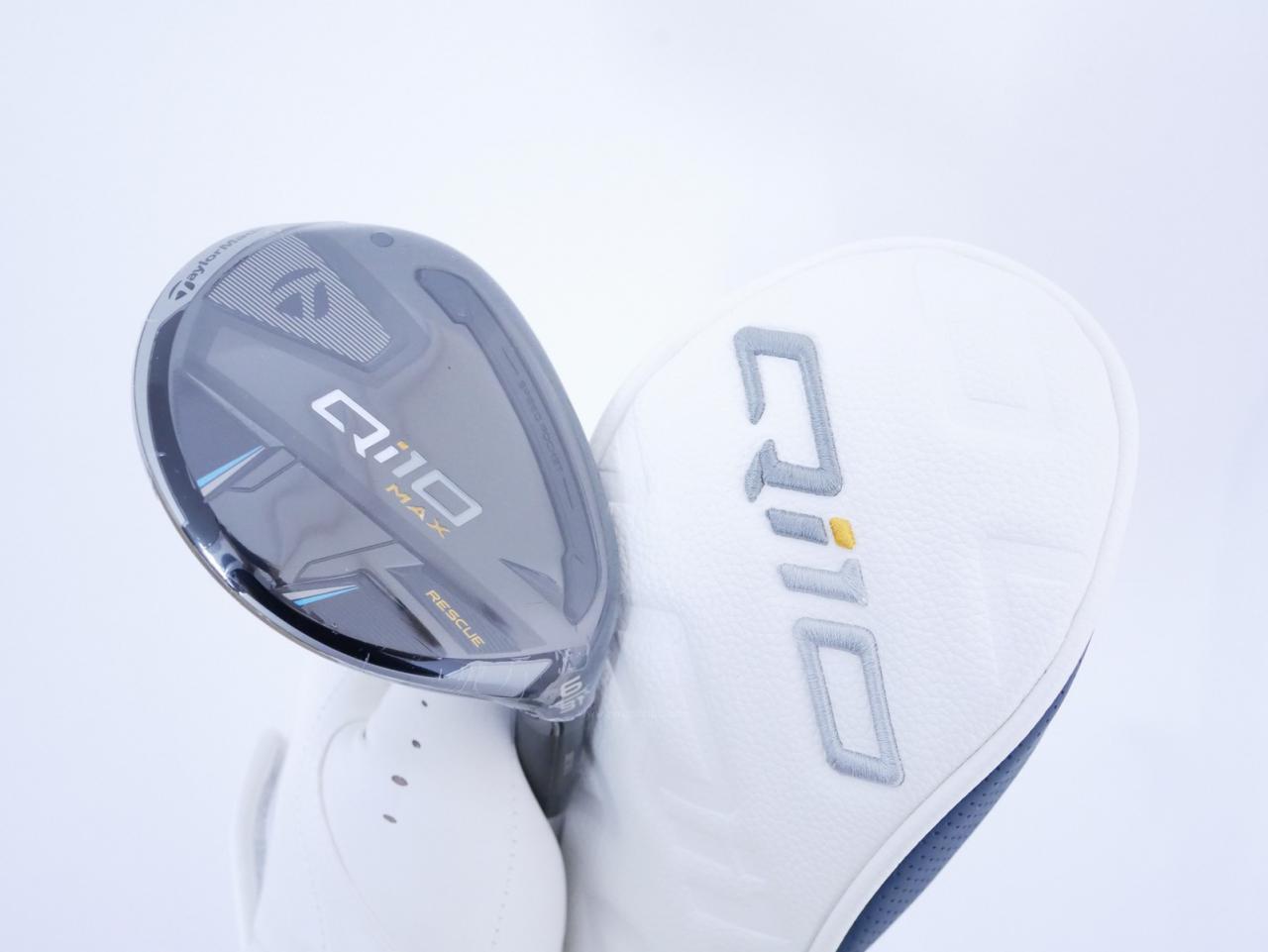 Lady club : All : **ของใหม่ ยังไม่แกะพลาสติก** ไม้กระเทย Taylormade Qi10 MAX Rescue (ออกปี 2024) Loft 31 ก้าน Mitsubishi ELDIO TM40 Flex L