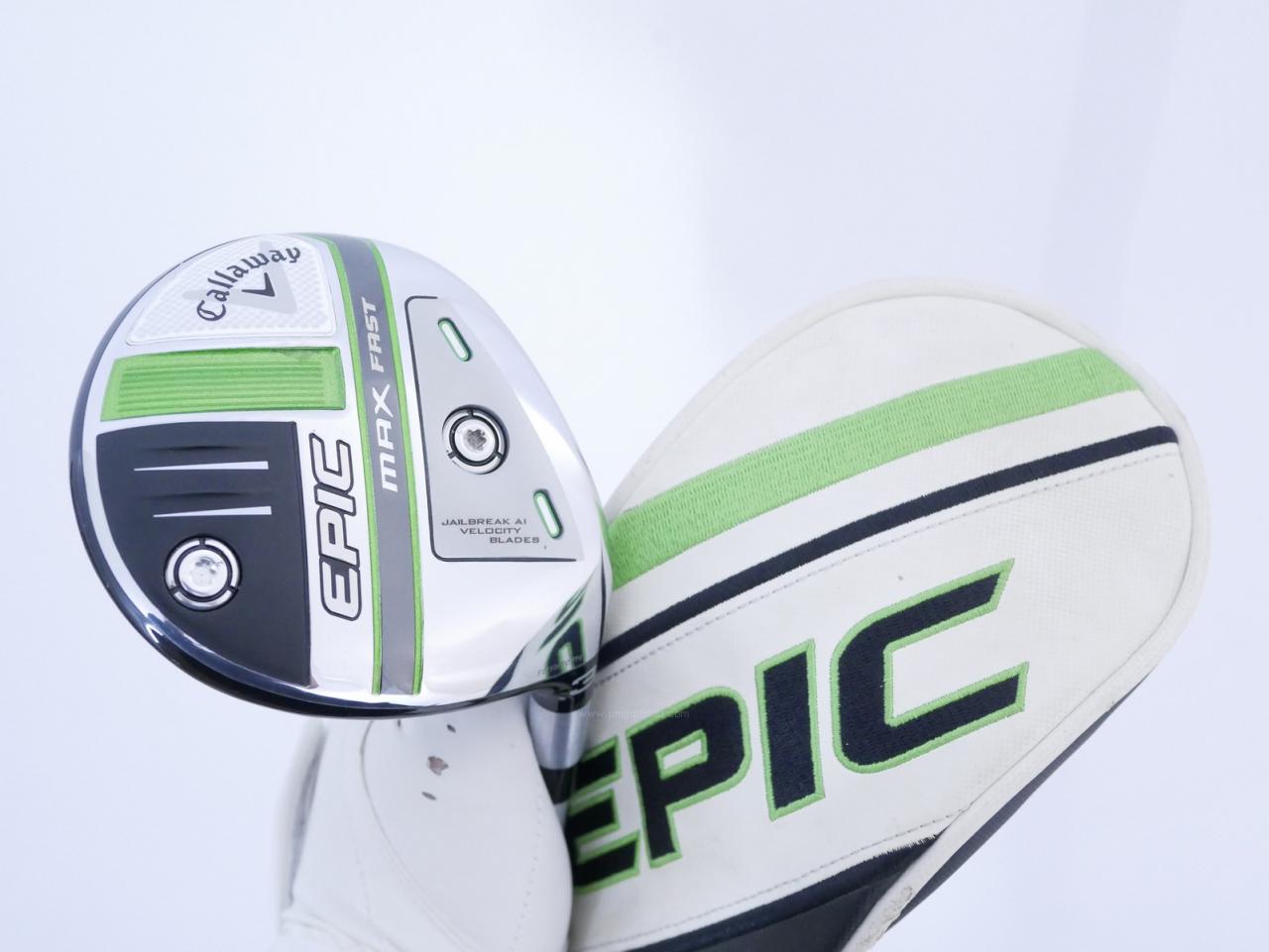 Lady club : All : หัวไม้ 3 Callaway EPIC MAX FAST (รุ่นปี 2021) Loft 15 ก้าน Mitsubishi ELDIO 40 Flex L
