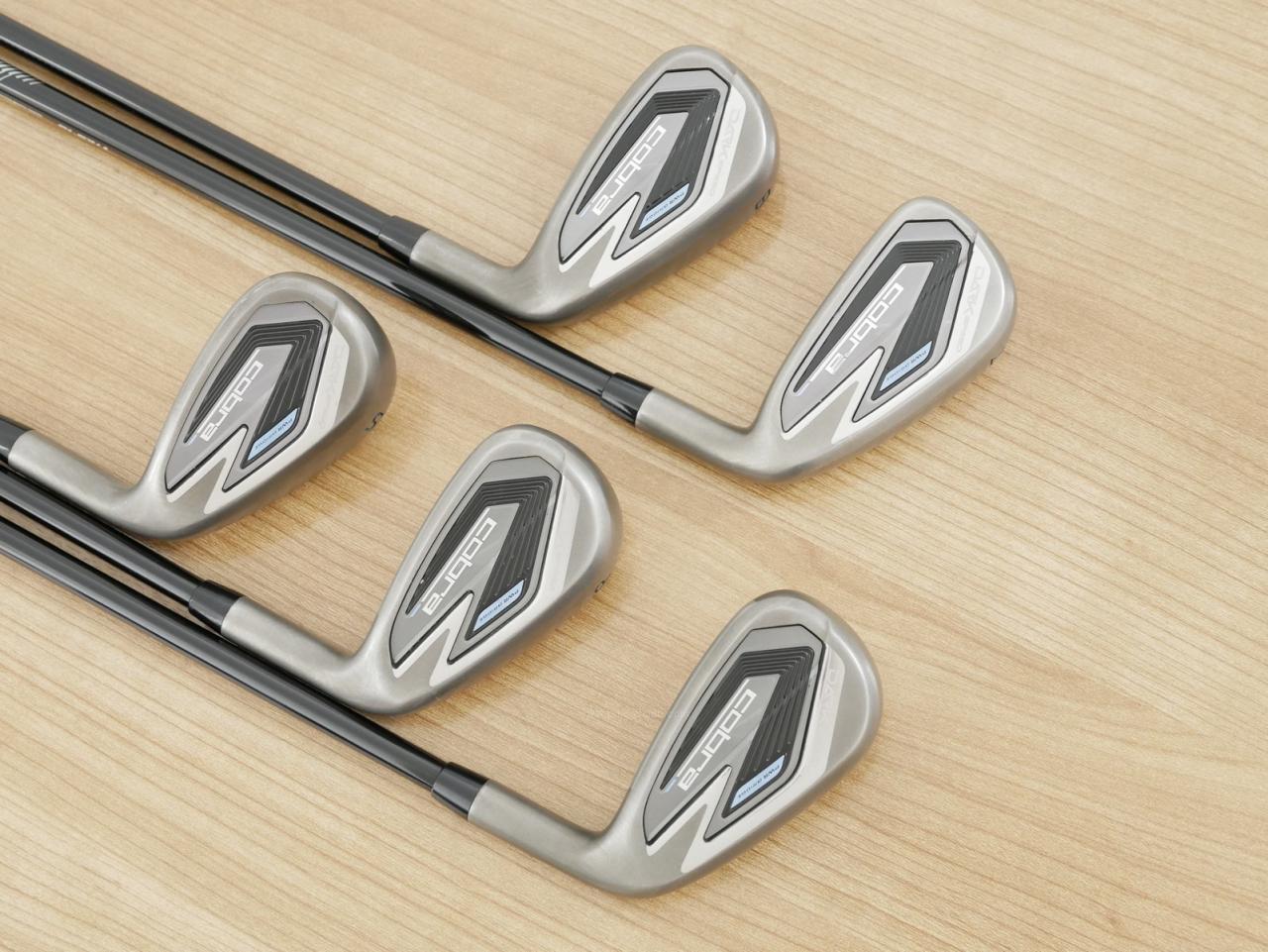 Lady club : All : ชุดเหล็ก Cobra Darkspeed (ปี 2024) มีเหล็ก 7-Pw,Sw (5 ชิ้น) ก้านกราไฟต์ Fujikura Speeder NX Flex L
