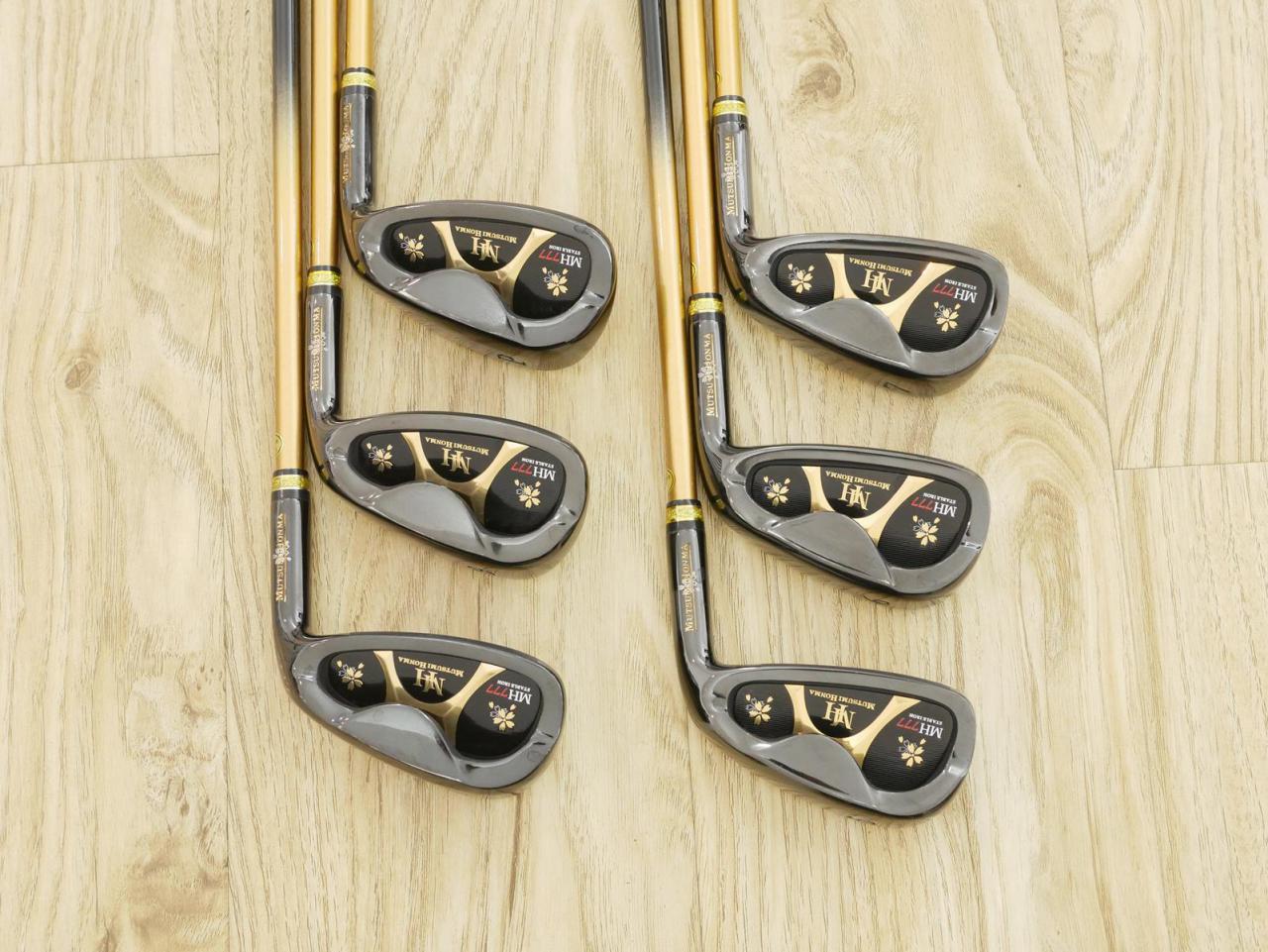 新品】MH-777 ワンレングスアイアン 6本組 カーボンSR ゴールド 【公式 