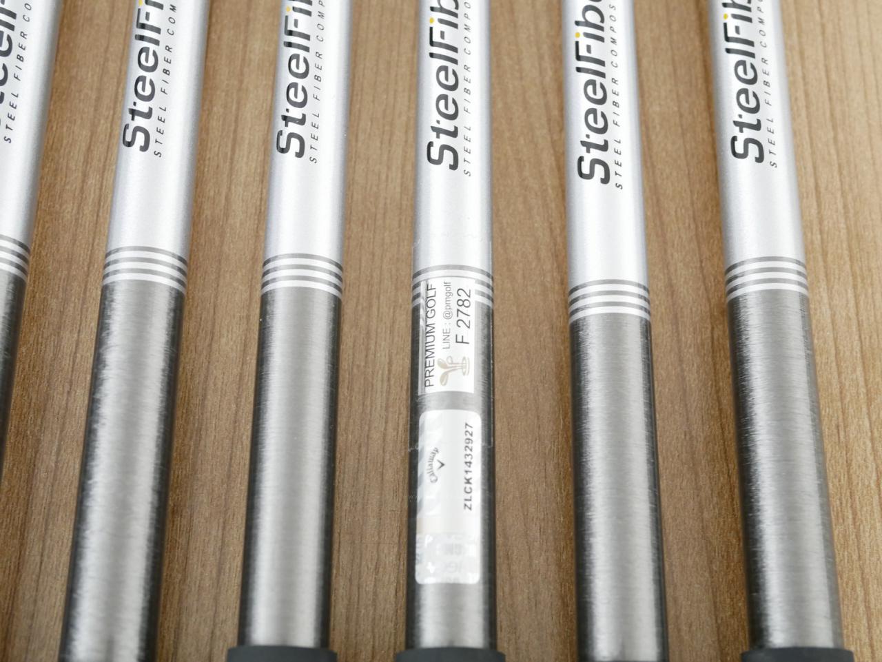 X FORGED STAR 2024 6本 SteelFiber i95 R Callaway X Forged Star Iron 2024 5-PW ( 6pcs )