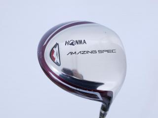 driver : Honma Amazing Spec 480 (รุ่นใหม่ หน้าเด้งเกินกฏ หัวขนาด 480cc.) Loft 11.5 ก้าน Amazing Spec Feather & Feather Flex R
