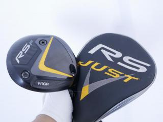 driver : ไดรเวอร์ PRGR RS F JUST (ออกปี 2023) Loft 10.5 ก้าน Tour AD Flex S