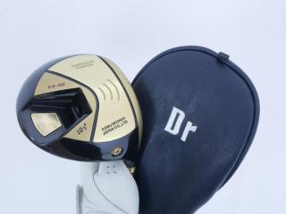 driver : Kamuiworks KM-300 Gold (ปี 2018 หน้าเด้งเกินกฏ มีสปริงข้างใน) Loft 10.5 ก้าน Fujikura Double Kick Flex R