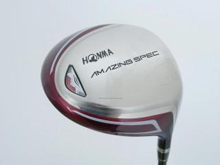 driver : Honma Amazing Spec 480 (รุ่นใหม่ หน้าเด้งเกินกฏ หัวขนาด 480cc.) Loft 11.5 ก้าน Amazing Spec Feather & Feather Flex R