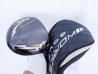 driver : Works Golf Maximax Premia MAX 1.7 (หน้าเด้งสุดๆ บางเพียง 1.7 มิล) Loft 9.5 ก้าน Mitsubishi HISHO MAX Flex SR