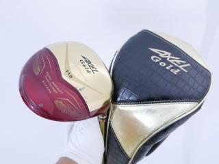Driver : Tsuruya : ไดรเวอร์ Tsuruya AXEL Gold Premium IV (รุ่นปี 2021 ตัวท๊อป หน้าเด้งสุดๆ COR 0.87 ของใหม่ 4 หมื่น) Loft 11.5 Flex R