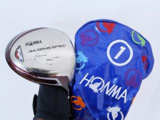 Driver : Honma : Honma Amazing Spec 480 (รุ่นใหม่ หน้าเด้งเกินกฏ หัวขนาด 480cc.) Loft 11.5 ก้าน Amazing Spec Feather & Feather Flex R