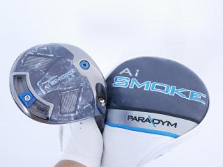 driver : ไดรเวอร์ Callaway Paradym Ai SMOKE MAX (รุ่นปี 2024 Japan Spec.) Loft 9 (ปรับได้) ก้าน Mitsubishi TENSEI 50 Flex R