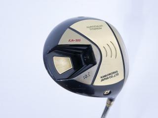 driver : Kamuiworks KM-300 Gold (ปี 2018 หน้าเด้งเกินกฏ มีสปริงข้างใน) Loft 10.5 ก้าน Mitsubishi Bassara GG33 Flex R