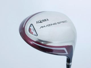 driver : Honma Amazing Spec 480 (รุ่นใหม่ หน้าเด้งเกินกฏ หัวขนาด 480cc.) Loft 11.5 ก้าน Amazing Spec Feather & Feather Flex R