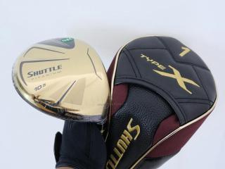 Driver : Maruman : **ของใหม่ ยังไม่แกะพลาสติก** ไดรเวอร์ Maruman Shuttle Type X Gold (รุ่นล่าสุด ปี 2020) Loft 10.5 Flex SR