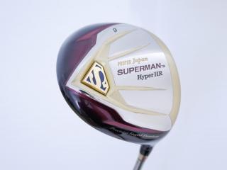 driver : ไดรเวอร์ Superman HyperHR (ตีไกลมาก หน้าเด้งสุดๆ COR.885 กระดองเด้ง) Loft 9 Flex SR
