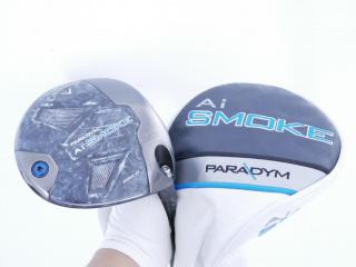 driver : ไดรเวอร์ Callaway Paradym Ai SMOKE MAX D (รุ่นปี 2024 Japan Spec.) Loft 10.5 (ปรับได้) ก้าน Mitsubishi TENSEI 50 Flex R