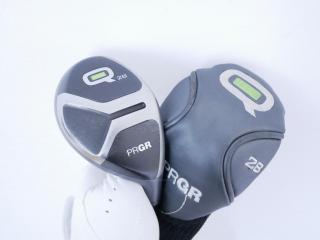 fairway_wood : ไม้กระเทย PRGR Q (รุ่นปี 2019 สำหรับเล่นได้ทุกไลน์) Loft 28 Flex R 