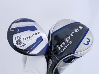 Fairway Wood : Yamaha : หัวไม้ 3 Yamaha Inpres UD+2 (รุ่นปี 2018 ตีไกลมากๆ COR 0.815) Loft 14.5 ก้าน Tour AD GP-4 Flex R2