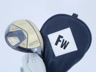 fairway_wood : **ของใหม่ ยังไม่แกะพลาสติก** หัวไม้ 3 Kamuiworks KM-300 (หน้าเด้ง มีสปริงข้างใน หายากมาก) Loft 15 ก้าน Fujikura Double Kick Flex SR