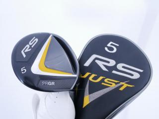 fairway_wood : หัวไม้ 5 PRGR RS JUST (รุ่นปี 2024) Loft 18 ก้าน Mitsubishi Diamana Flex R