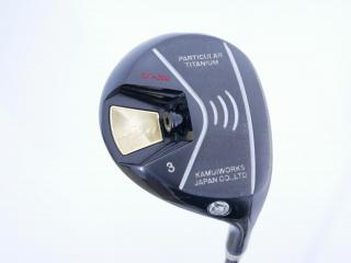 fairway_wood : หัวไม้ 3 Kamuiworks KM-300 (หน้าเด้ง มีสปริงข้างใน หายากมาก) Loft 15 ก้าน Fujikura Double Kick Flex S