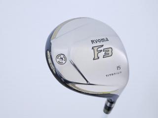 Fairway Wood : Other Brand : หัวไม้ 3 Ryoma F Titanium (รุ่นปี 2019 ไกลมากๆ) Loft 15 ก้าน Fujikura Air Speeder Plus (อ่อนเหมือน R2)