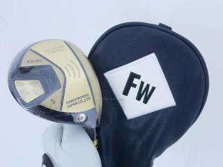fairway_wood : **ของใหม่ ยังไม่แกะพลาสติก** หัวไม้ 3 Kamuiworks KM-300 (หน้าเด้ง มีสปริงข้างใน หายากมาก) Loft 15 ก้าน Fujikura Double Kick Flex SR