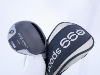 fairway_wood : หัวไม้ 3 PRGR Egg Spoon BLACK (ปี 2022) Loft 15 ก้าน Mitsubishi Diamana Flex SR