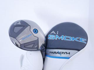 Fairway Wood : หัวไม้ 5 Callaway Paradym AI Smoke Triple Diamond (รุ่นปี 2024 Low Spin สุดๆ) Loft 18 ก้าน Mitsubishi TENSEI 60 Flex SR