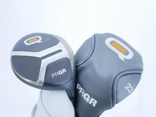fairway_wood : ไม้กระเทย PRGR Q (รุ่นปี 2019 สำหรับเล่นได้ทุกไลน์) Loft 23 Flex R