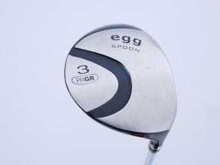 fairway_wood : หัวไม้ 3 PRGR Egg Spoon PX-03D Loft 15 ก้าน Mitsubishi FUBUKI AX F85 Flex S