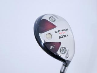 Fairway Wood : Honma : **ก้าน 3 ดาว** ไม้กระเทย Honma Beres U-01 Loft 24 ก้าน ARMRQ 6 (49) Flex R (3 ดาว)