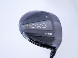 Fairway Wood : PRGR : หัวไม้ 5 PRGR Super Egg (รุ่นปี 2021 หน้าเด้งเกินกฏ COR 0.84 หายากมาก) Loft 17 ก้าน M-37 Flex R