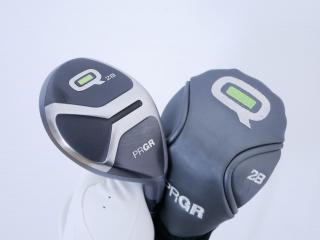 fairway_wood : ไม้กระเทย PRGR Q (รุ่นปี 2019 สำหรับเล่นได้ทุกไลน์) Loft 28 Flex R 