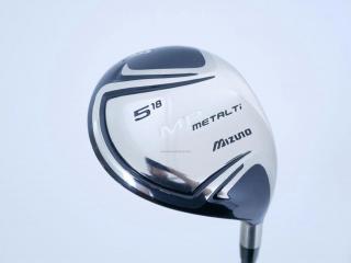 fairway_wood : หัวไม้ 5 Mizuno MP Metal Ti Loft 18 Flex SR