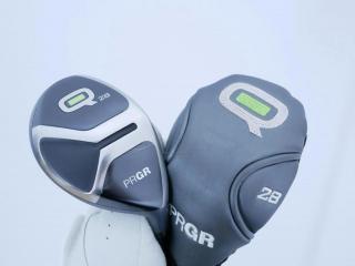 Fairway Wood : PRGR : ไม้กระเทย PRGR Q (รุ่นปี 2019 สำหรับเล่นได้ทุกไลน์) Loft 28 Flex R 