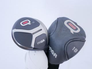 fairway_wood : ไม้กระเทย PRGR Q (รุ่นปี 2019 สำหรับเล่นได้ทุกไลน์) Loft 18 Flex R 