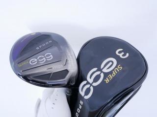 fairway_wood : หัวไม้ 3 PRGR Super Egg (รุ่นปี 2021 หน้าเด้งเกินกฏ COR 0.84 หายากมาก) Loft 15 Flex R (M-37)