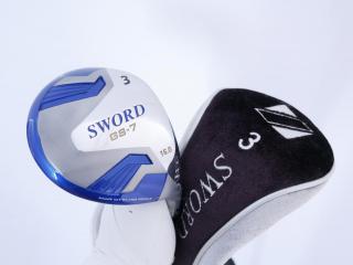 fairway_wood : หัวไม้ 3 Katana Sword GS-7 (มี Offset กันลูกบานออกขวา) Loft 16 ก้าน Fujikura Speeder Five Flex R